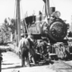 Oiling up engine in preparation for Excursion Run 1937