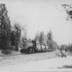 Engine 9 at Hinton Station 1935